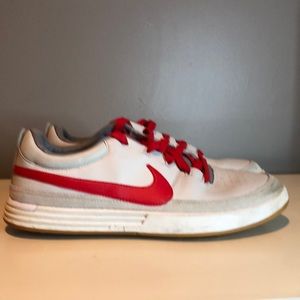 Nike Lunar Waverly Spikeless Golf Men's Shoes red and white